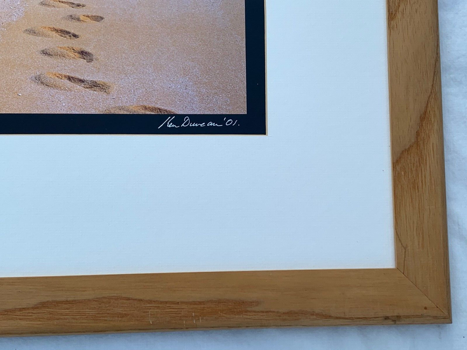 LARGE KEN DUNCAN SIGNED PANORAMIC PHOTOGRAPH REFUGE FOUND SEASCAPE AUSTRALIA COA