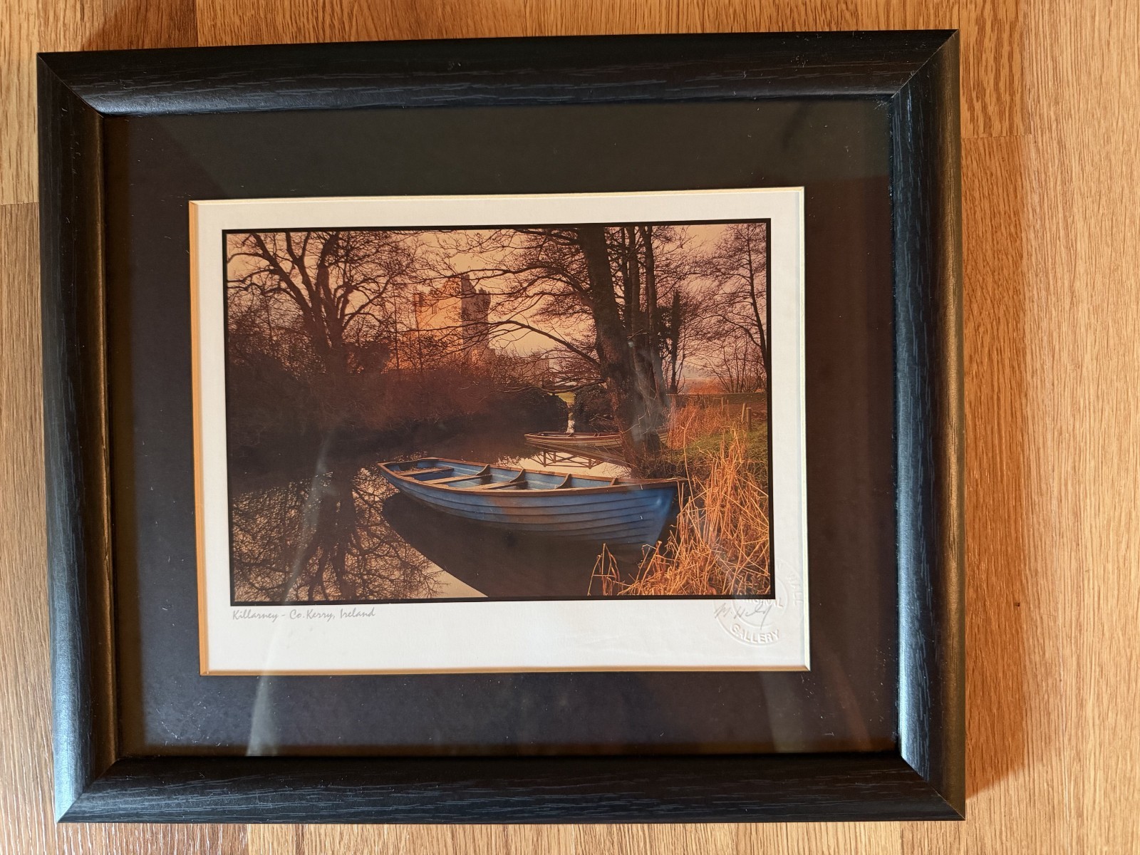 Signed Michael Walsh Killarney Co. Kerry Ireland Framed Photograph 13.5″ x 11.5″