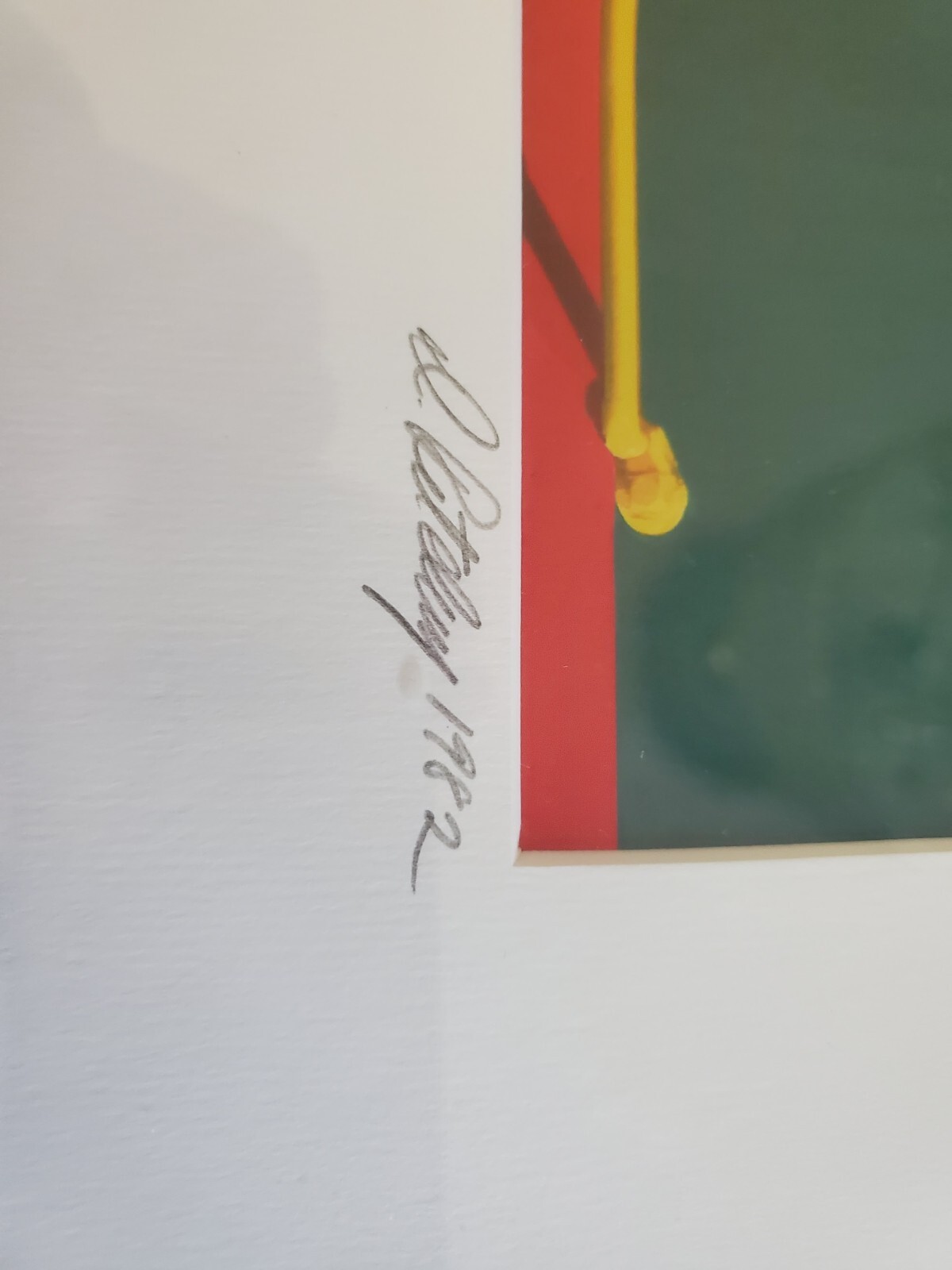 Photographic Art Work by David Ritchey. Signed and dated. Title: “grab bar”
