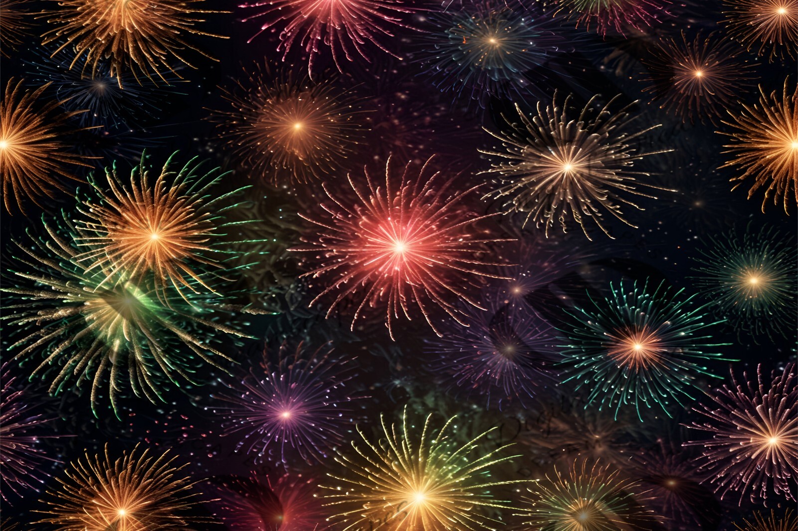 Digital Image Picture Photo Wallpaper Background Fireworks AI Art