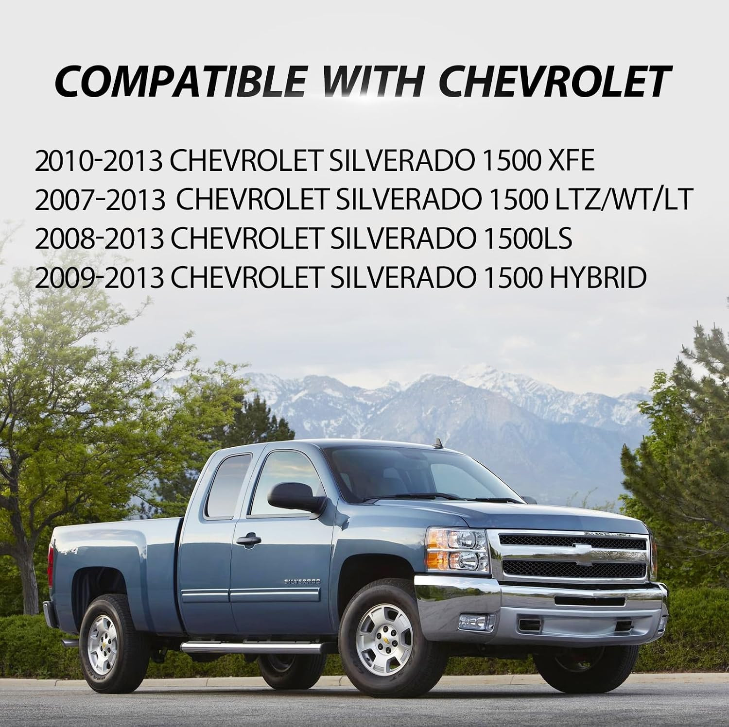 Front Grille Grill Fits Chevrolet Silverado 1500 07-13 | Front Grille Replacemen