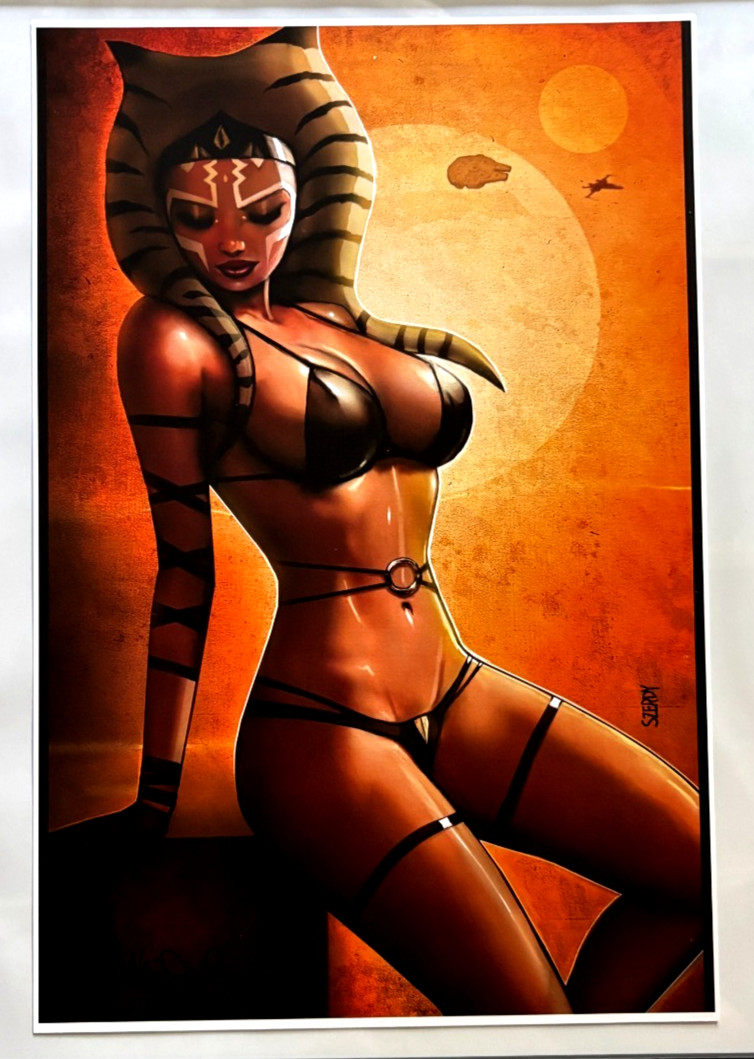 AHSOKA NATHAN SZERDY EXCLUSIVE LIMITED EDITION ART PRINT NM+