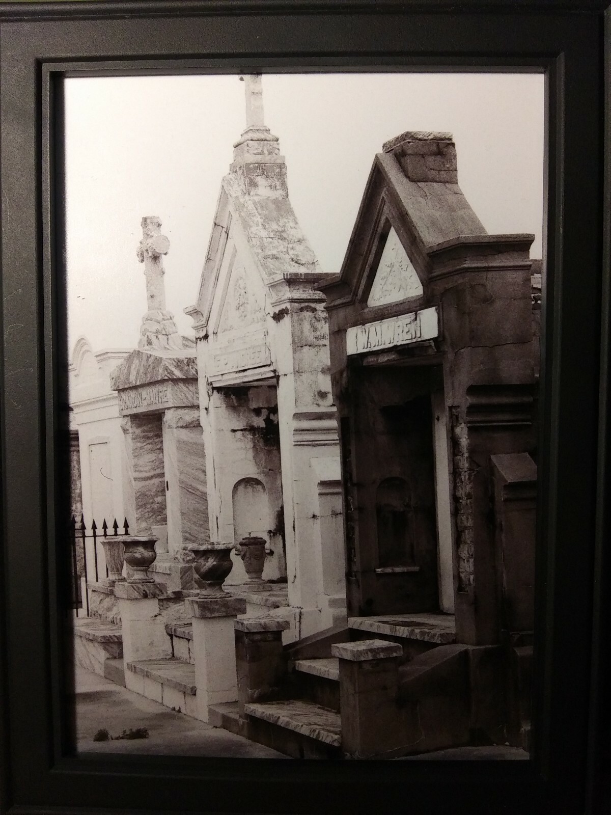 fine art B&W prints – New Orleans St. Louis Cemetery #2. 5×7 in.