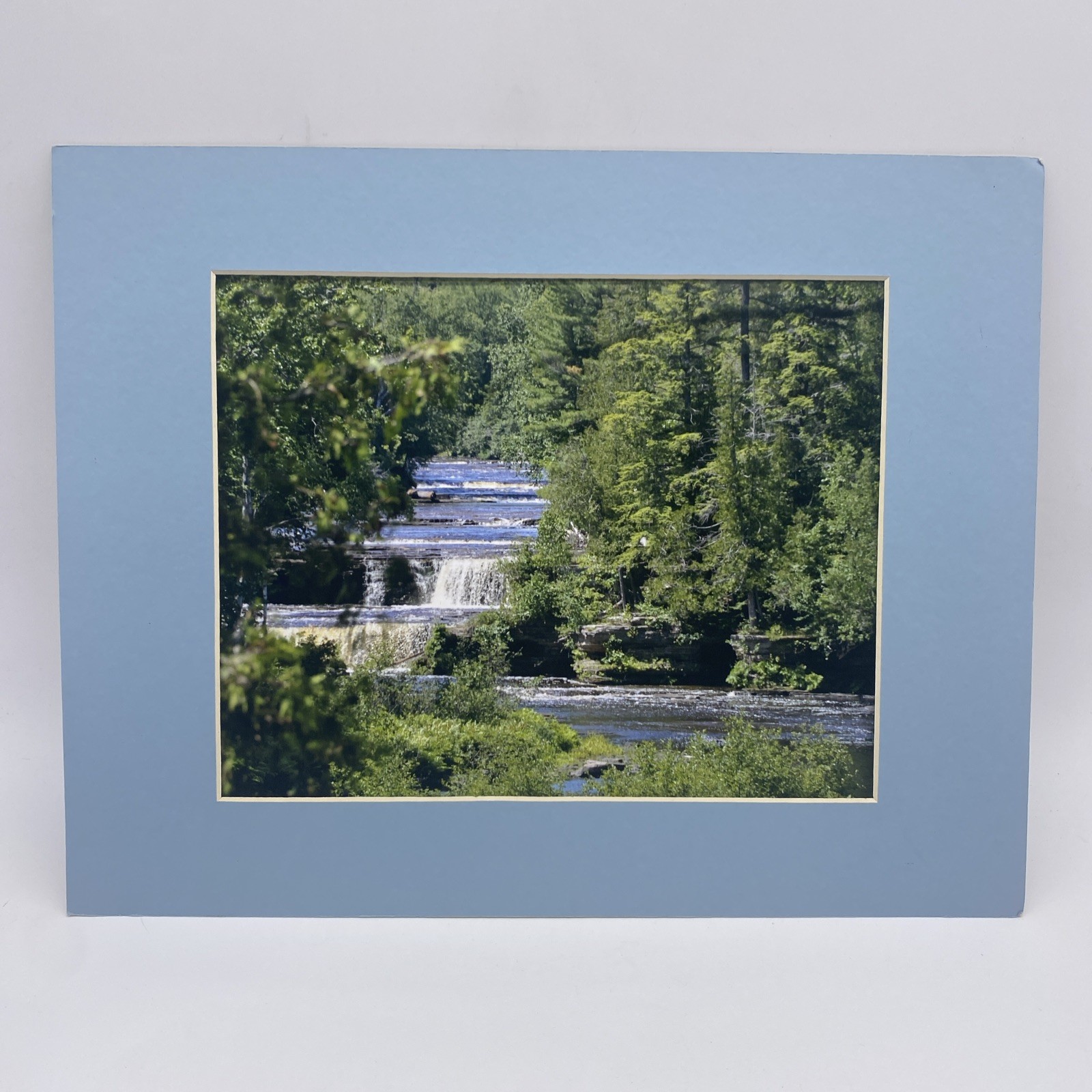 Matted River Forest Landscape Photo Print 11 X 14 Wall Art Gallery Decor