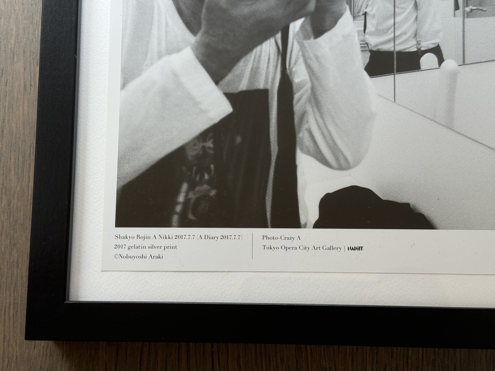 🎈SIGNED Nobuyoshi Araki – Self-Portrait, Original 2017, Lim Ed Photo Print RARE