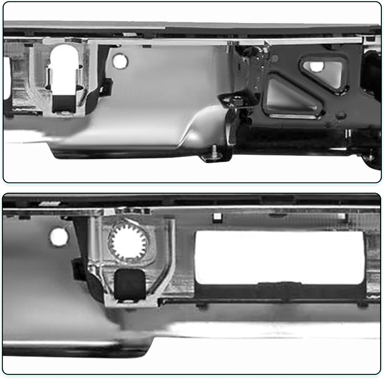 Rear Bumper for 2014-2018 Chevy Silverado GMC Sierra 1500 Pickup | Fleetside Bac