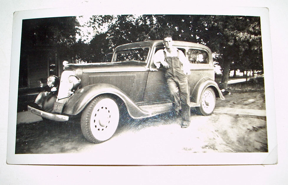 Vintage 1938 Photo of 1934 Standard Six Plymouth