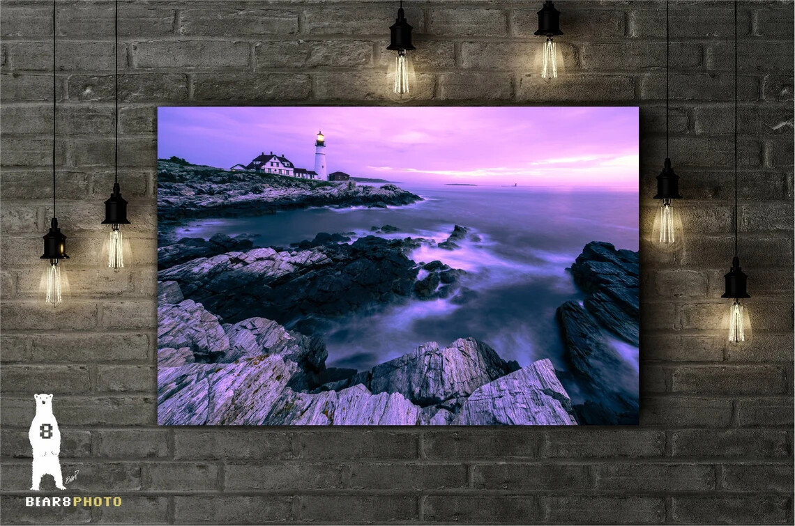 Cape Elizabeth, Maine – Lighthouse Dawn – Fine Art Photography Prints