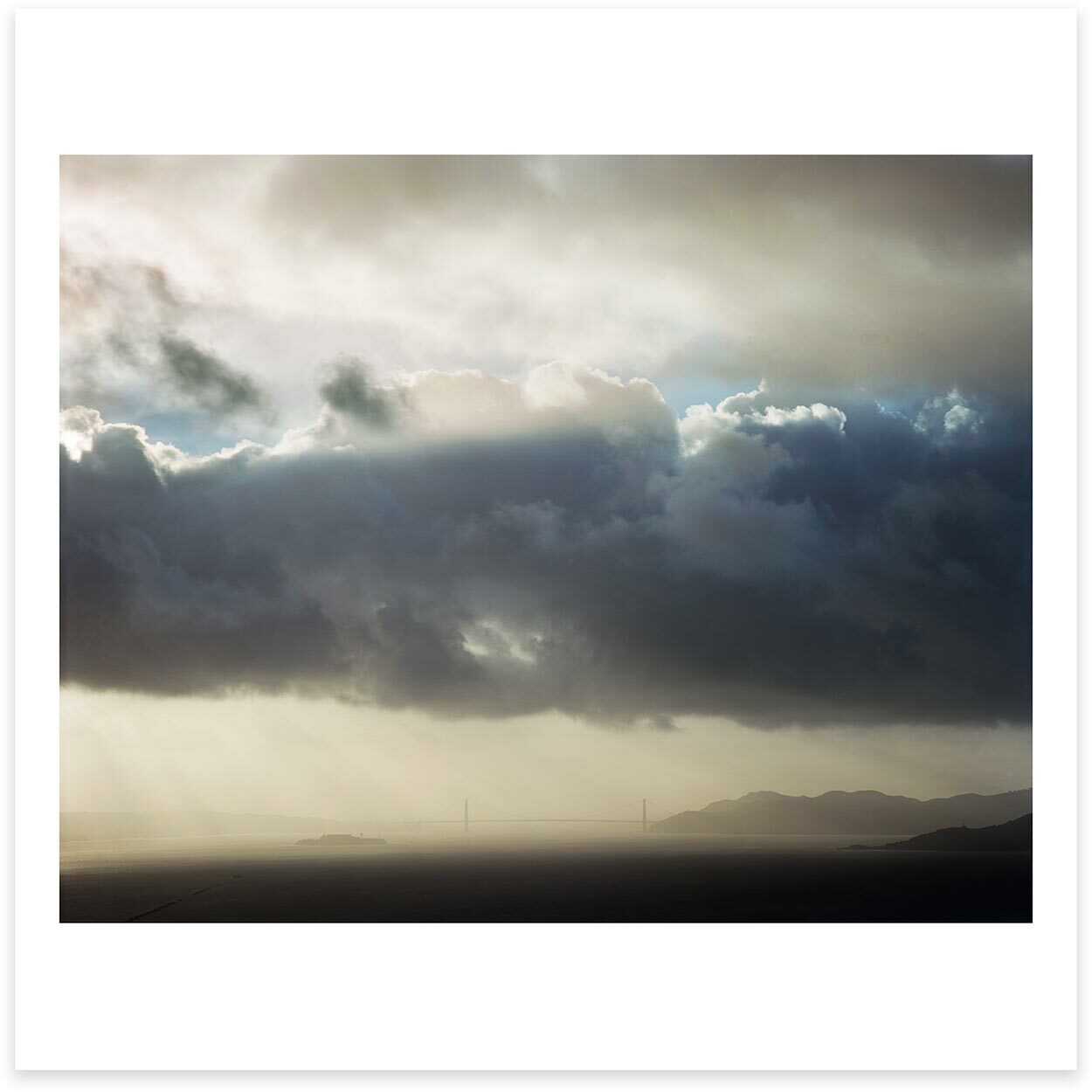 RICHARD MISRACH ‘Golden Gate Bridge, 1998’, 2021 SIGNED Ltd. Ed. Photo 6″x6″ NEW