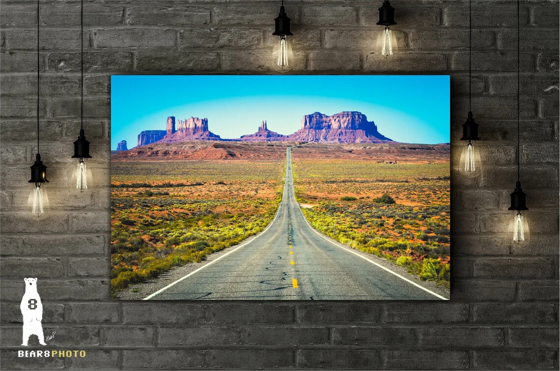 Route 66 Monument Valley Travel Decor – Wanderlust / Open Road / Nomadic Life
