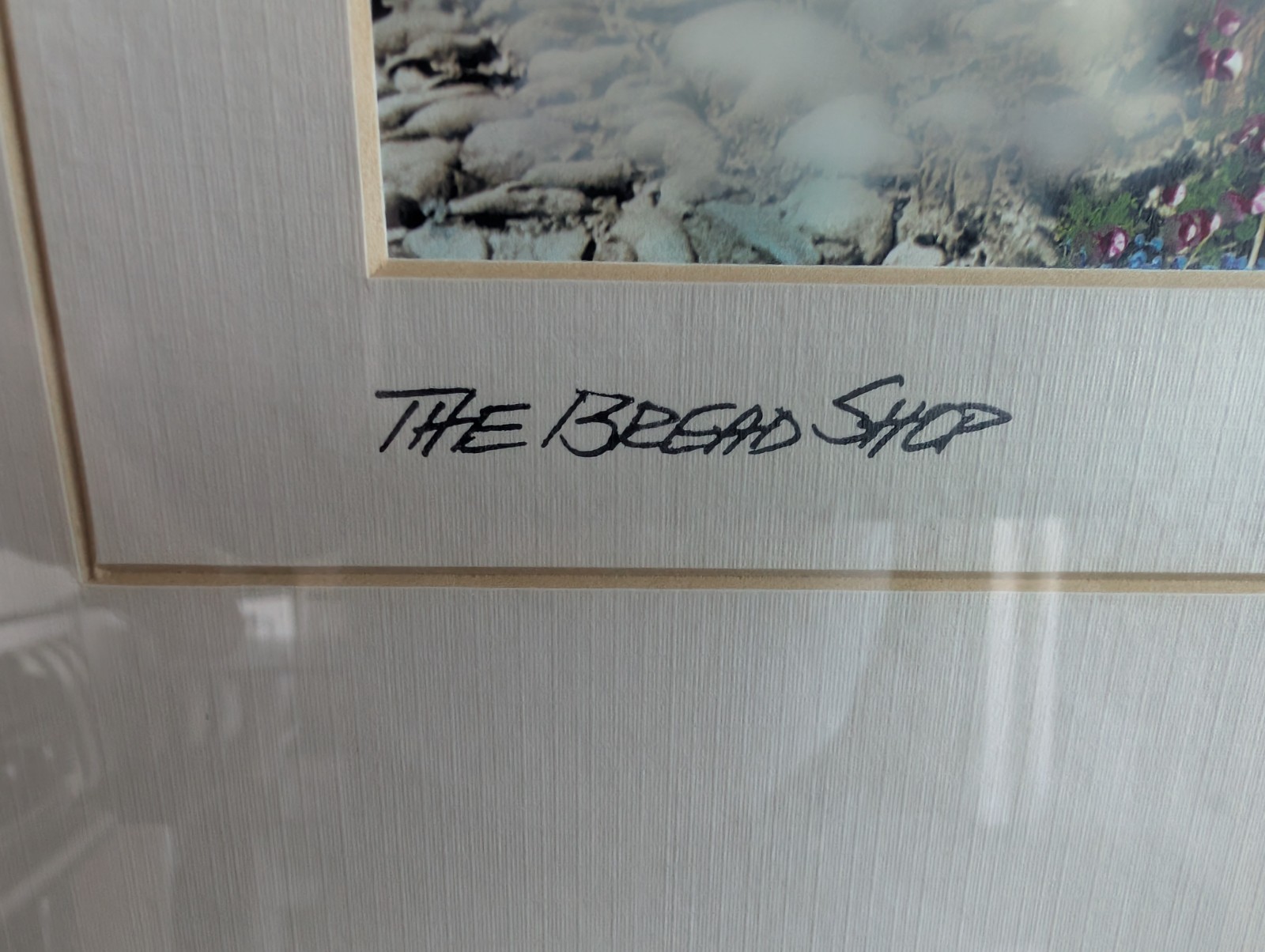 Martin Roberts Framed Signed Photo “The Bread Store”