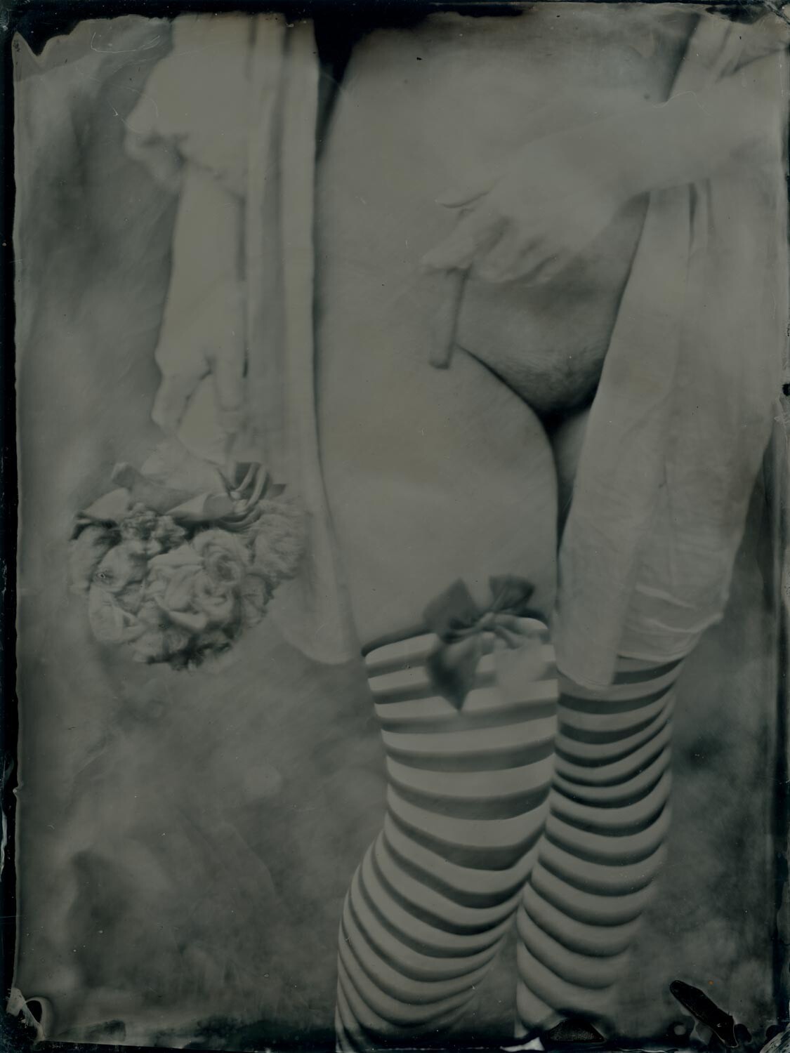 Original ART Nude COLLODION WETPLATE 18x24cm (8×10″) 017