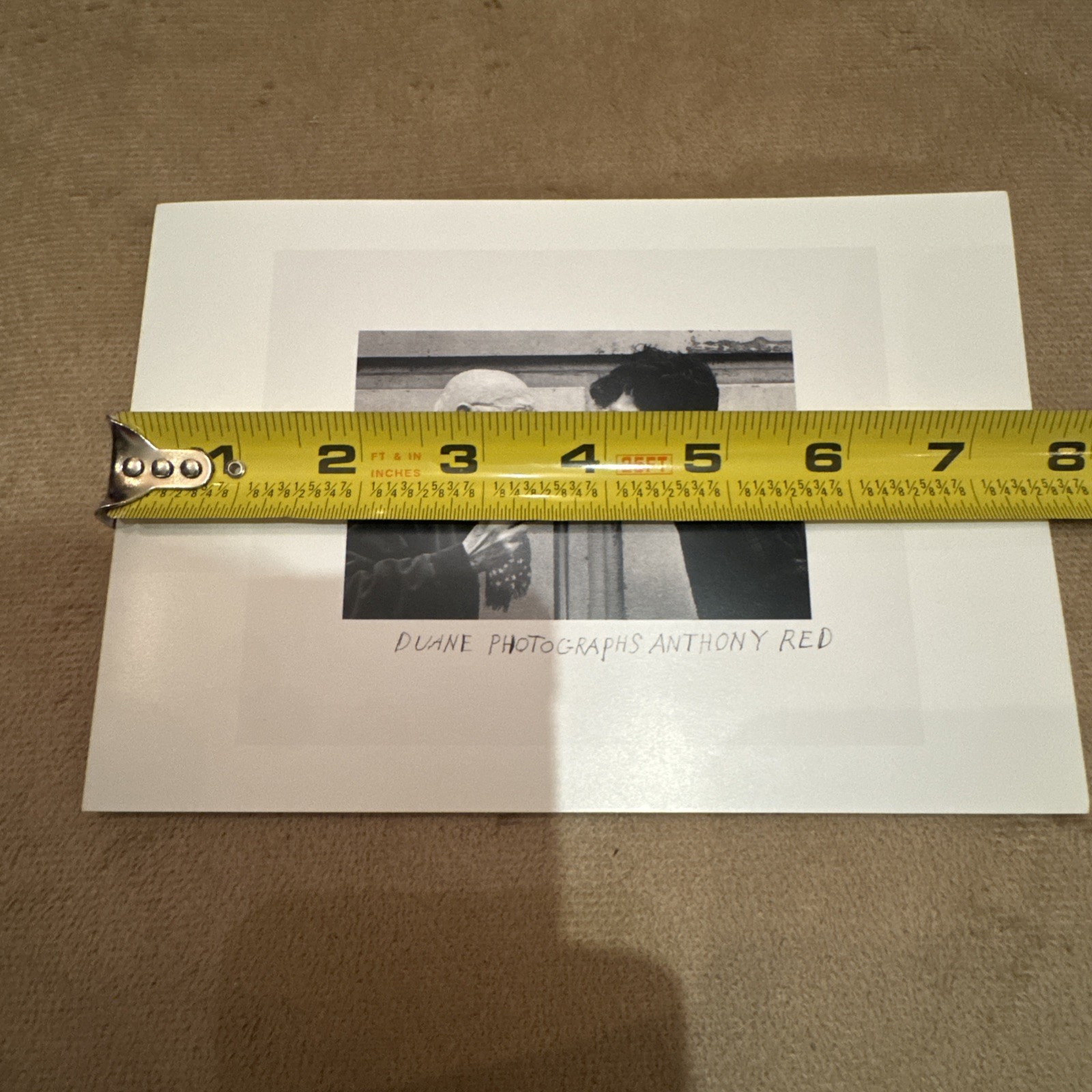 Rare 2015 Duane Michals Photographs Anthony Red Art 5 1/4in X 7 3/4X 30in