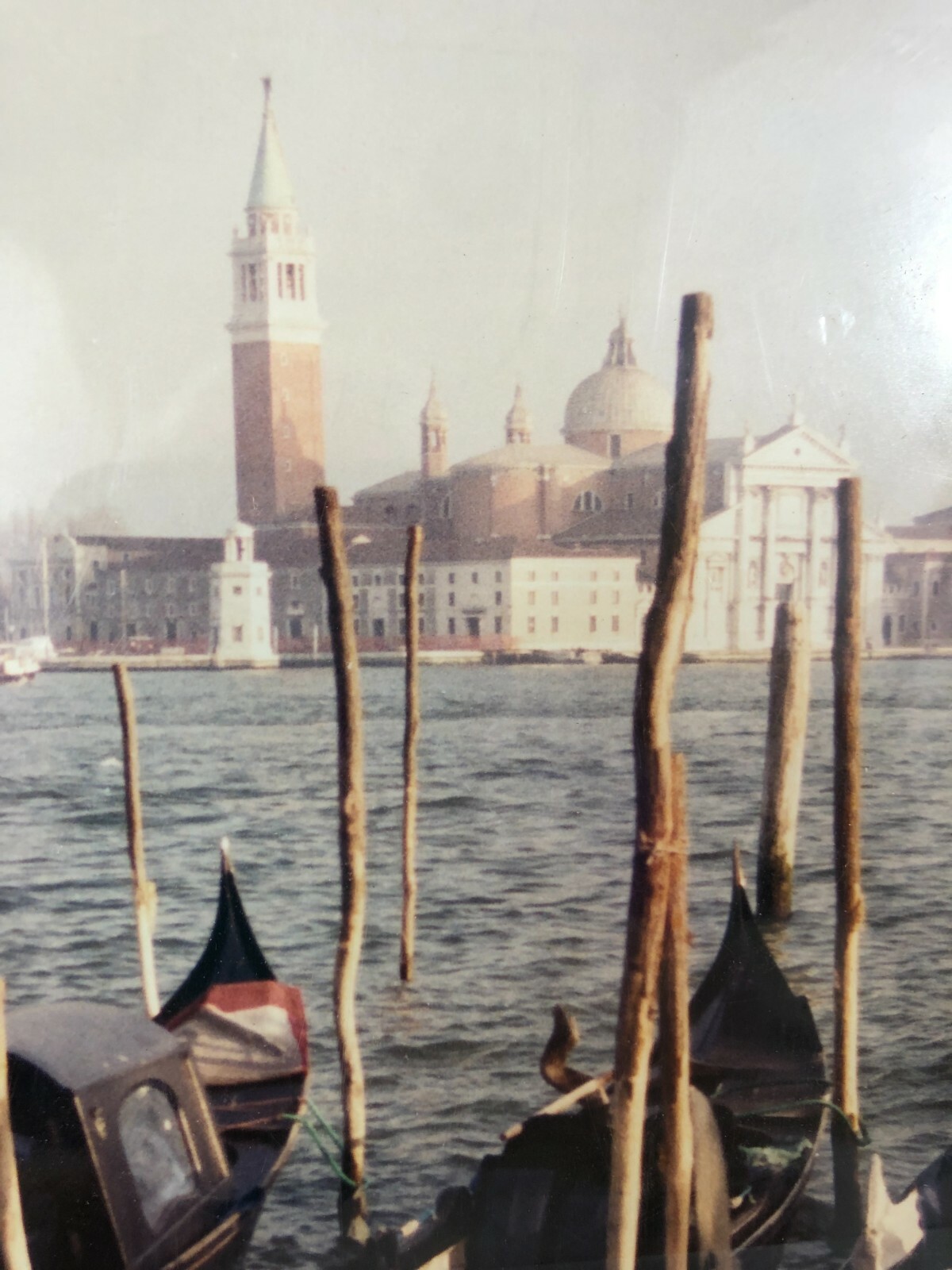 #383 “Gondolas” Venice Italy Matt Framed Signed Photograph by James A. Rasmussen