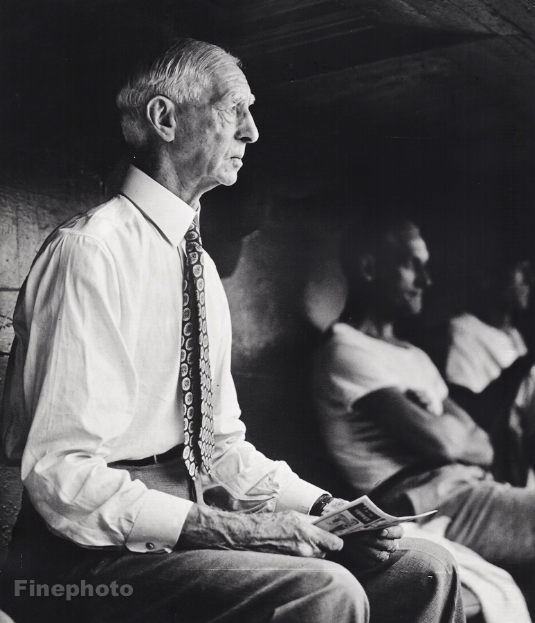 1948 Vintage CONNIE MACK Baseball Manager Sport Photo Art PHILIPPE HALSMAN 16×20