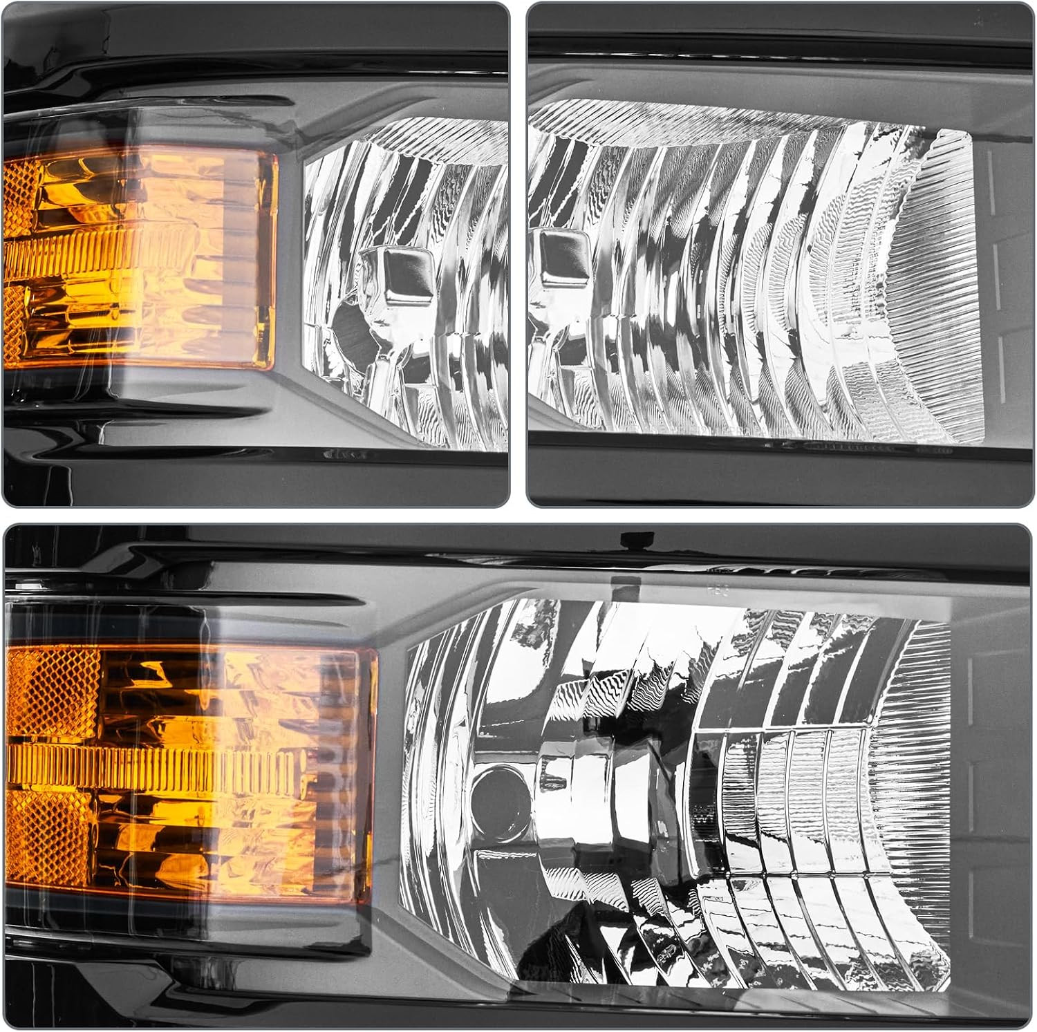 Front Headlight Assembly for 2014-2015 Chevy Silverado Pickup – Replacement Head