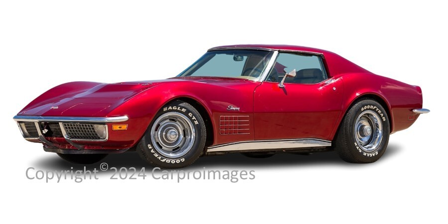 1971 Chevrolet Corvette Mille Miglia Red Limited Edition Print 8″ x 10″ Photo B
