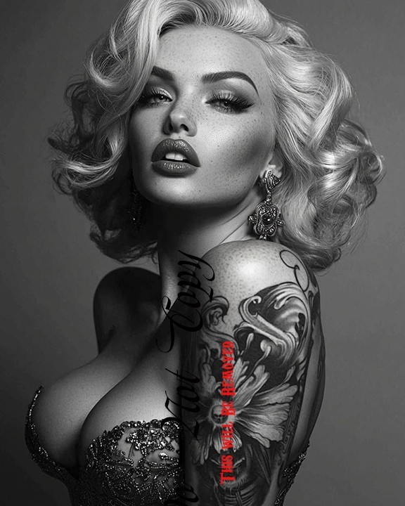 Marilyn Monroe Fantasy Art Photo REPRINTS 8″X10″