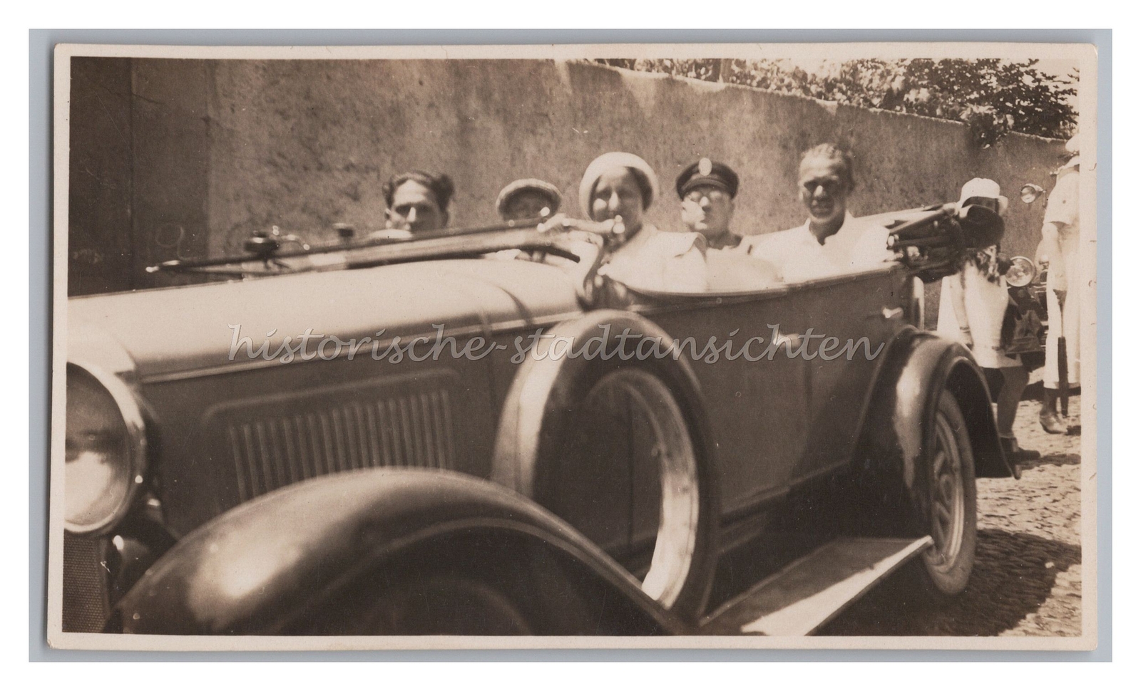 Funchal Madeira Portugal 1934 – ‘Don Jose at the Wheel’ Car – Old Photo 1930s