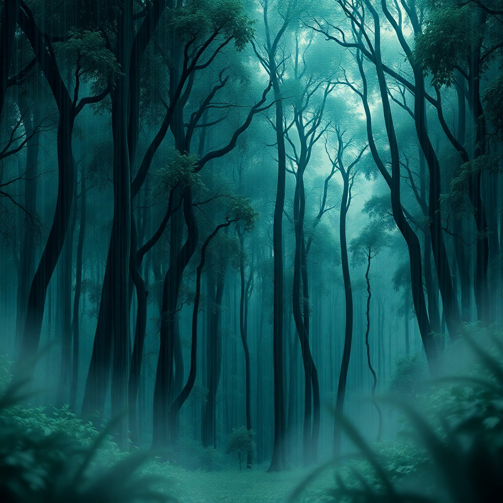 5 Digital Image Picture Wallpaper Background Desktop AI Art Rain Forest