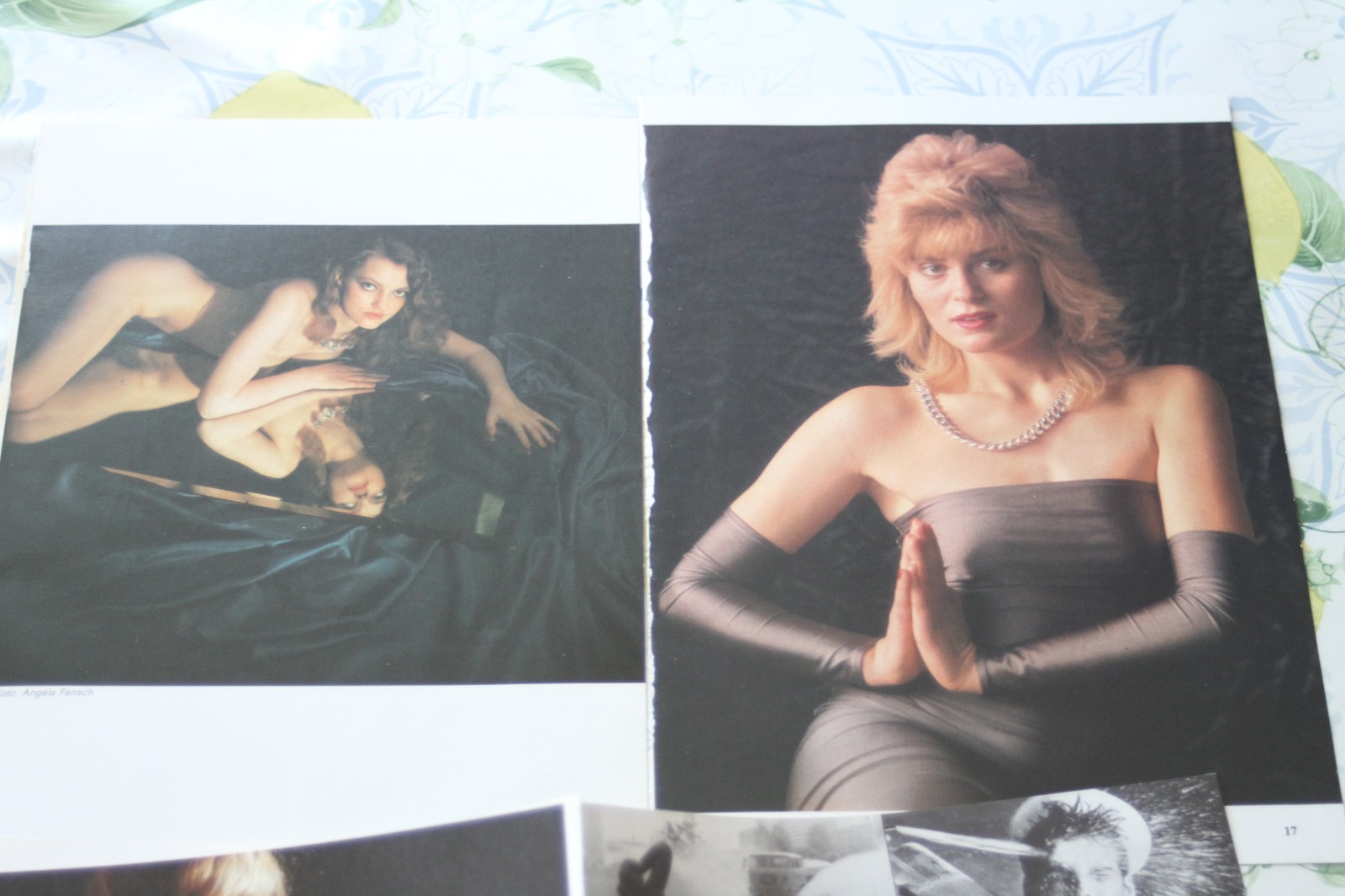 Photos sheet 1988 GDR woman girl nude art the magazine vintage BG