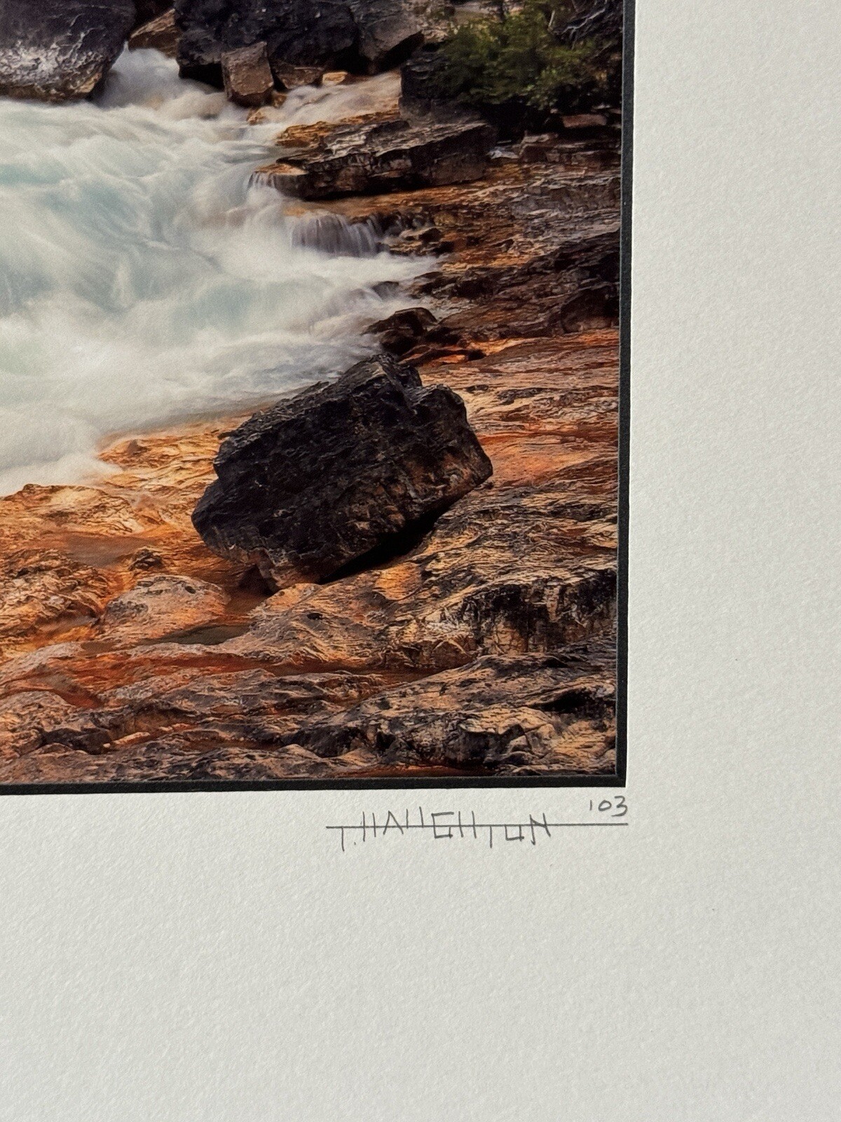 11×14 MARBLE CANTON, KOOTENAY N.P., CANADA Matted & Signed By Photographer