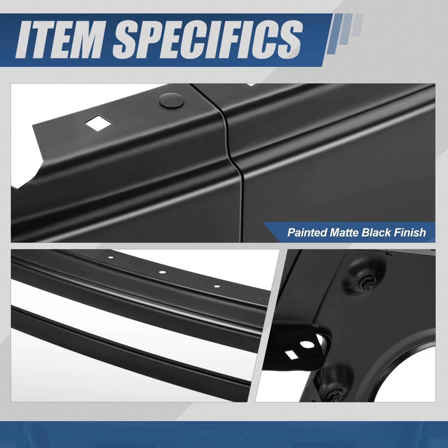 Front Bumper Compatible with 2007-2013 GMC Sierra 1500, 2007-2010 Sierra 2500HD
