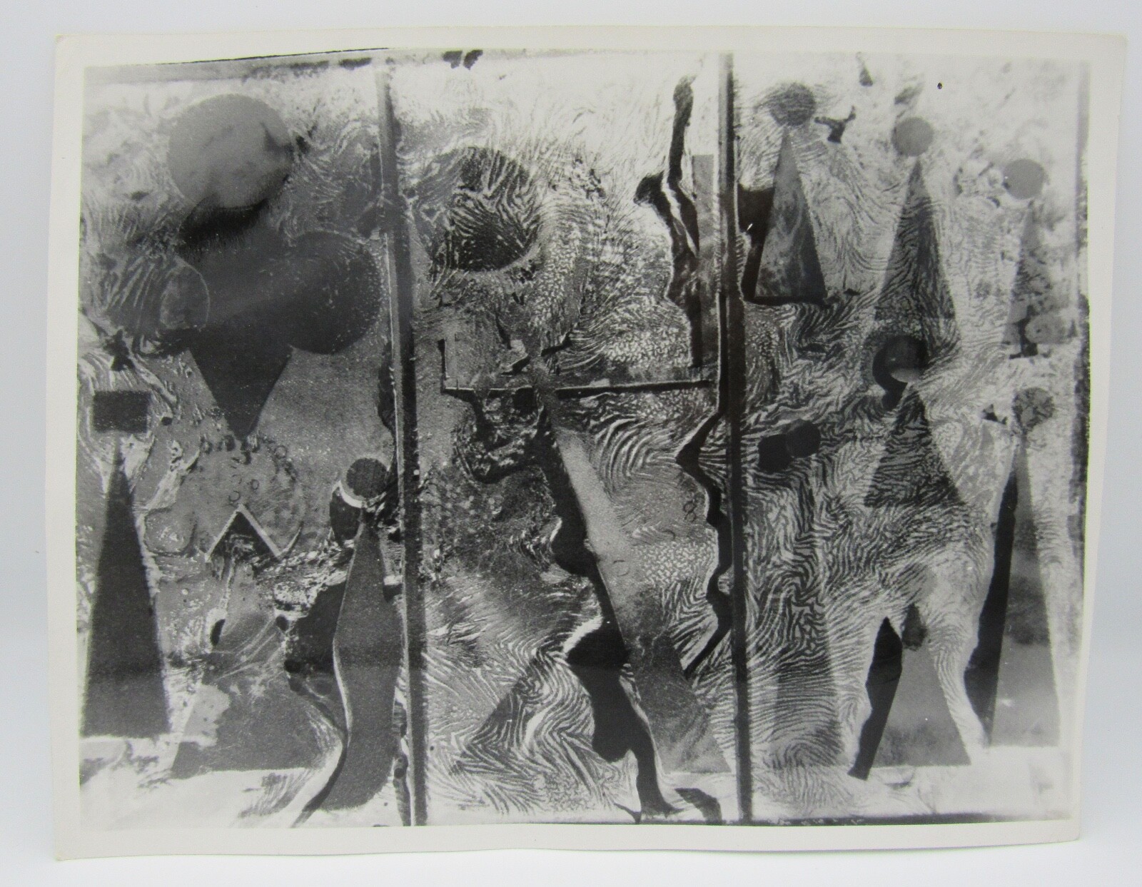 Vintage James Fitzsimmons silver gelatin photograph abstract modernist 8×10″