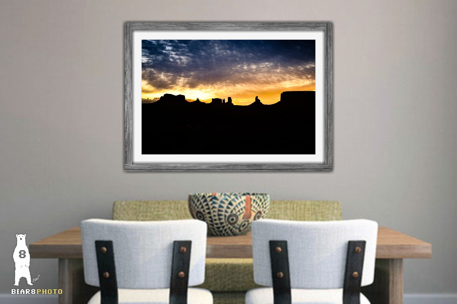 Monument Valley Sunrise- Utah Fine Art Photography by Bear8Photo – Desert Décor