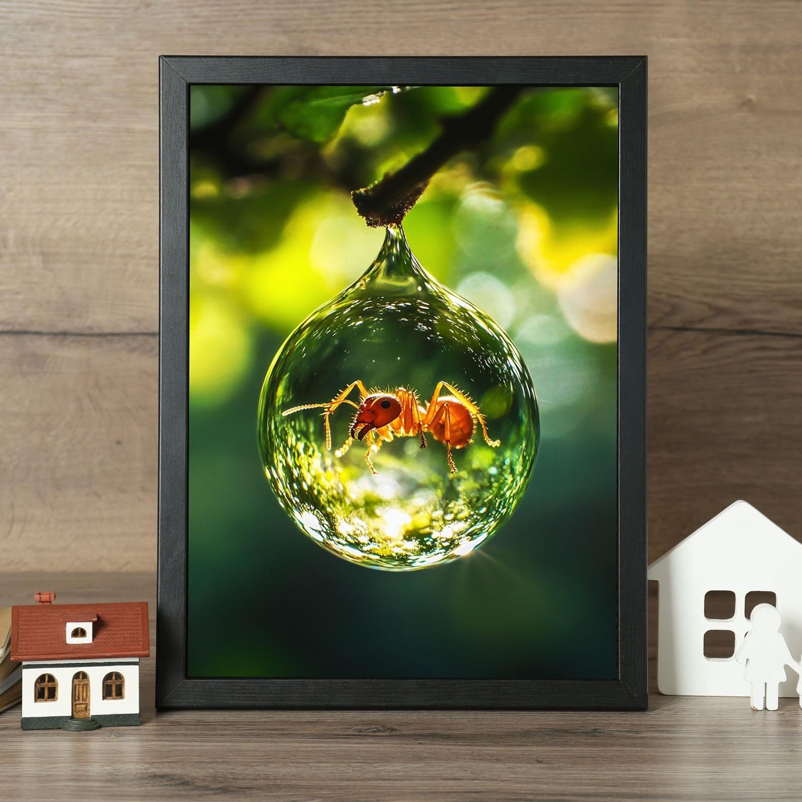 Fine Art Photo Print 8×10 Leafcutter Ant Inside Raindrop Impossible Wildlife Pic