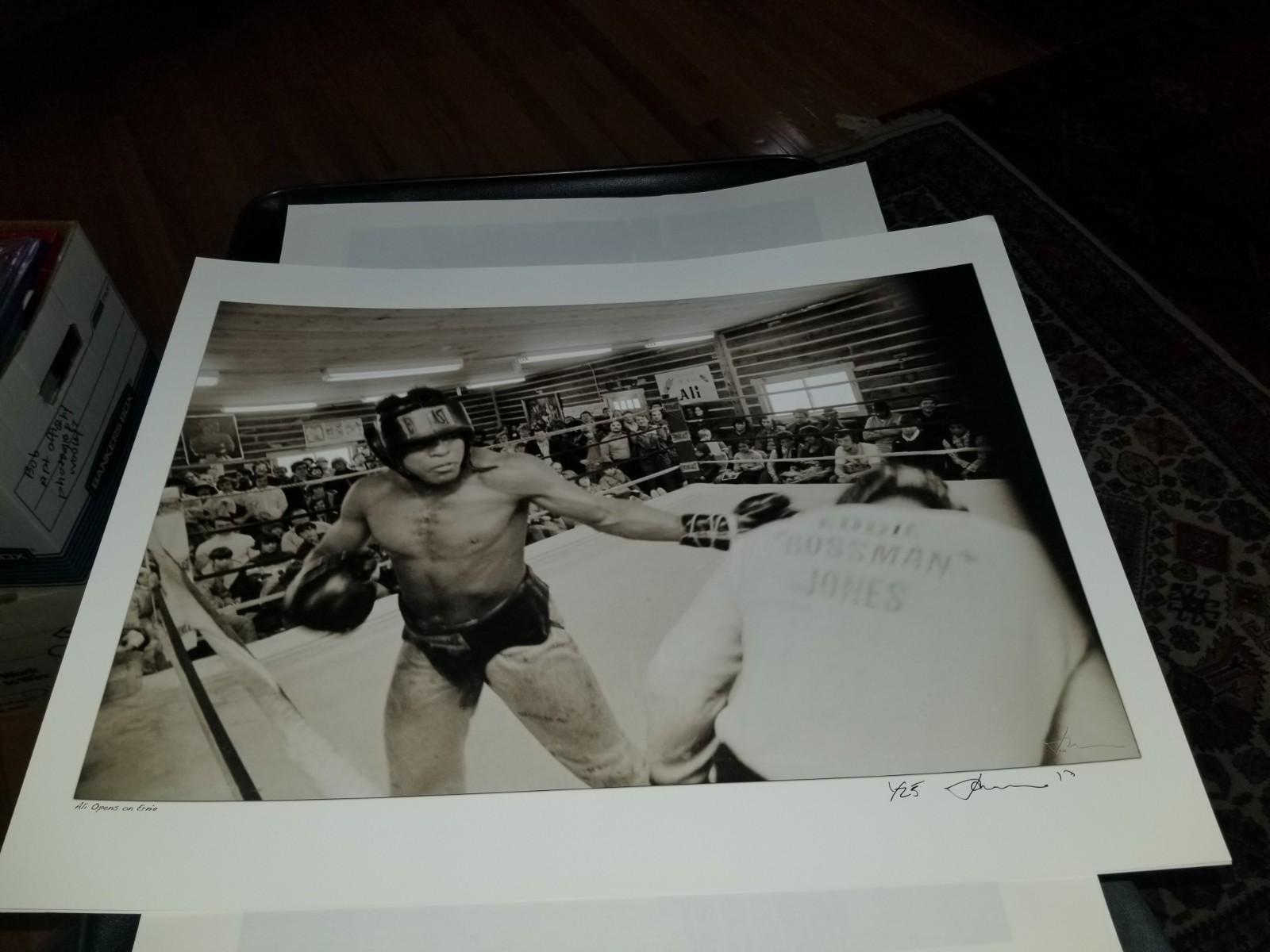 Muhammad Ali: “Ali Opens on Ernie” – Limited Edition Print #1/25