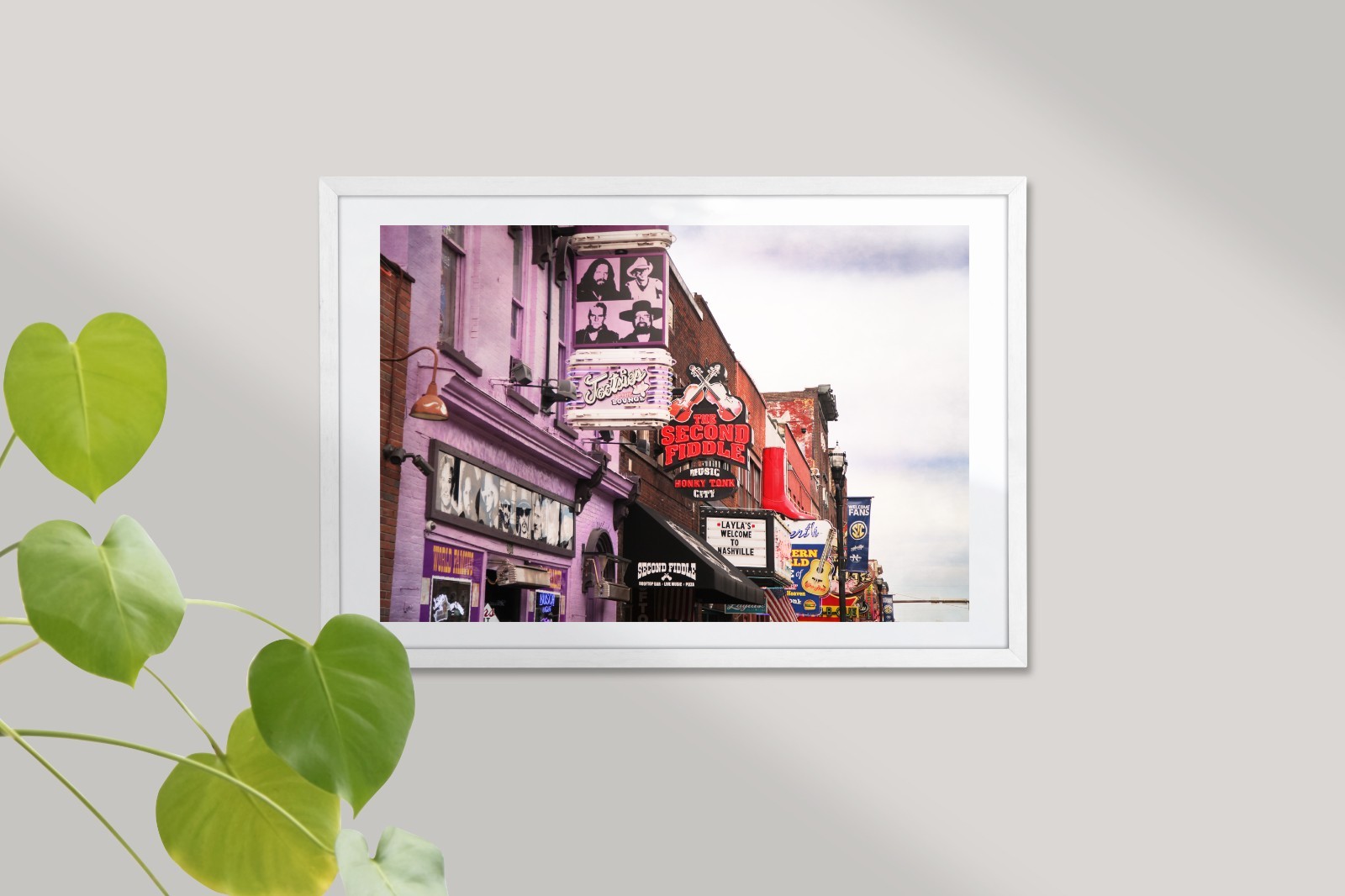 Broadway Street Nashville Tennessee Music Row Photography Print