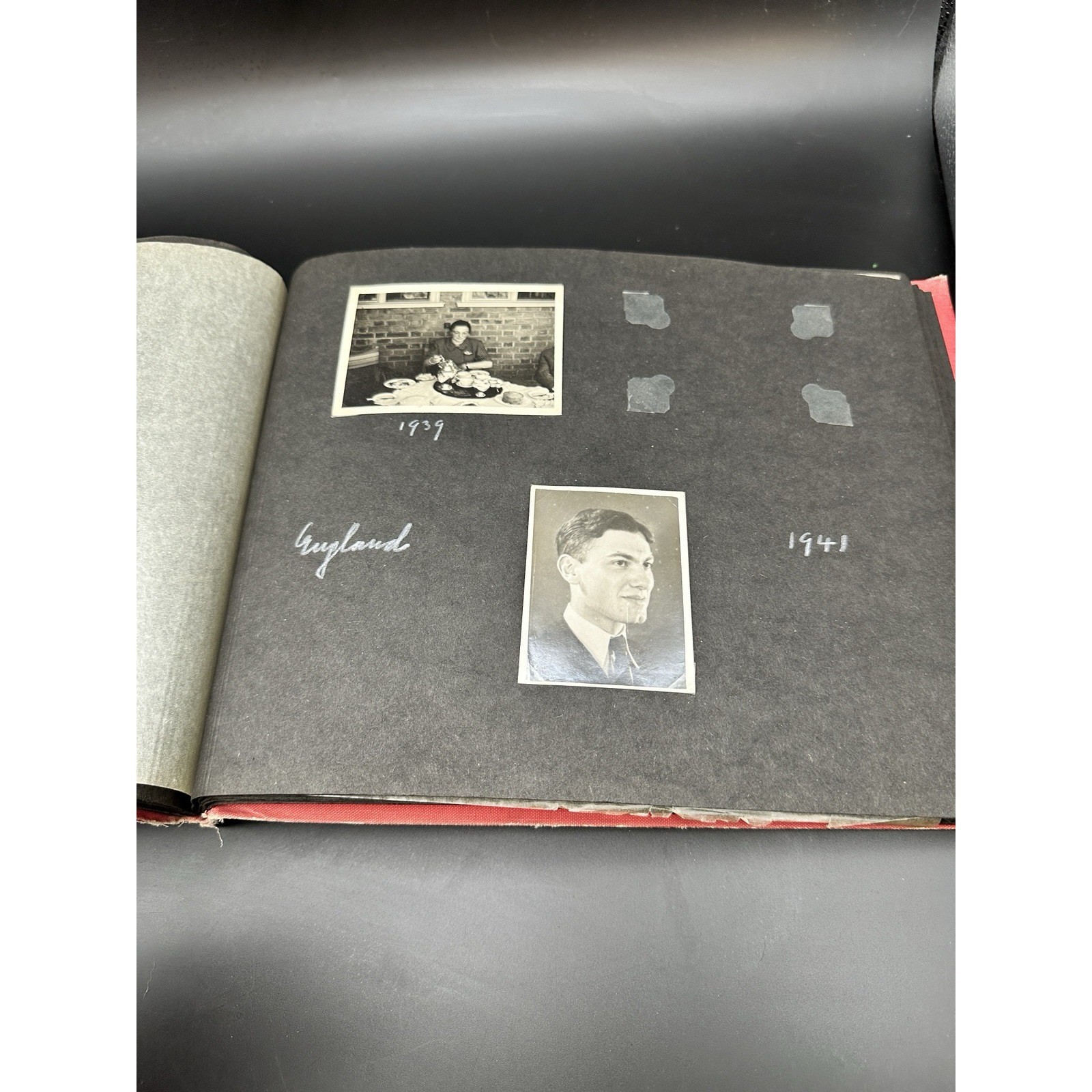 Antique Photo Album 1951 Post War Germany Sweden Portugal Travel Photographs JS