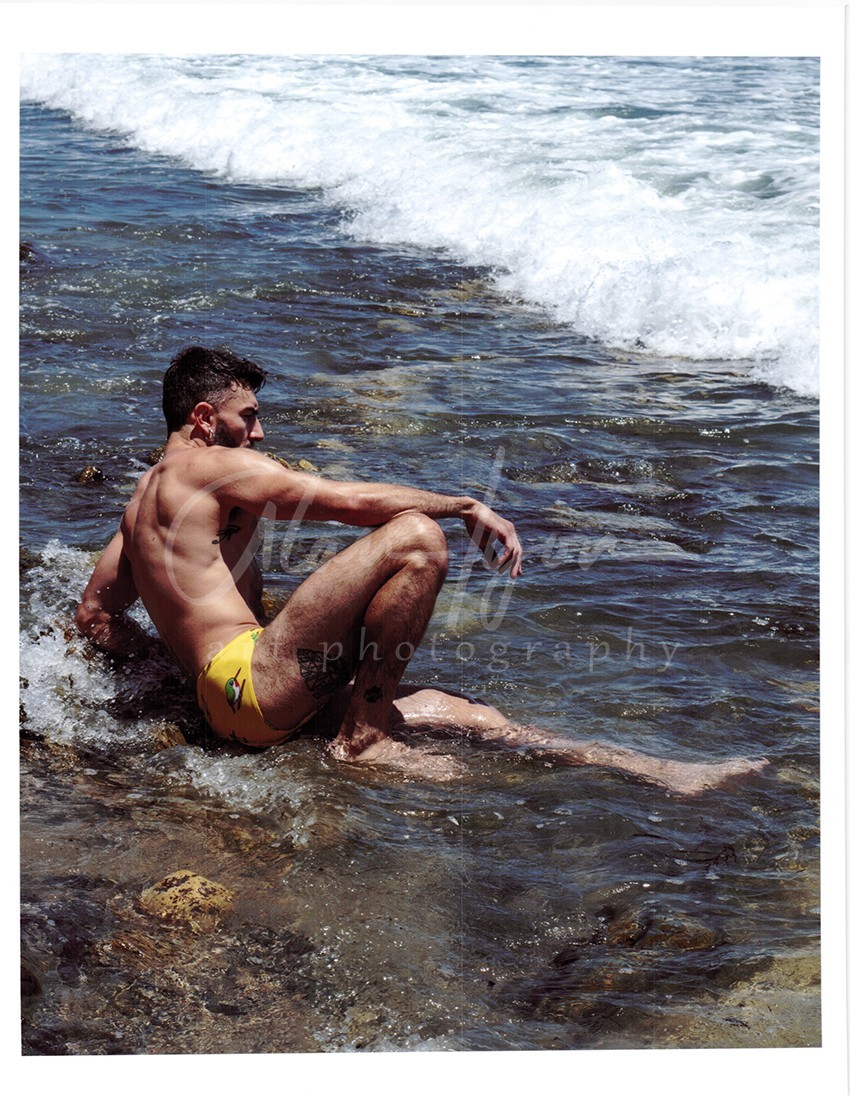11 X 8.5 Alan Lyon Original Male Photo gay interest (12) Malibu Alex