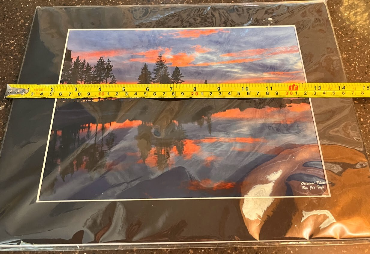 Tahoe Sunset sand harbor lake Photo Nevada Joe Tafs