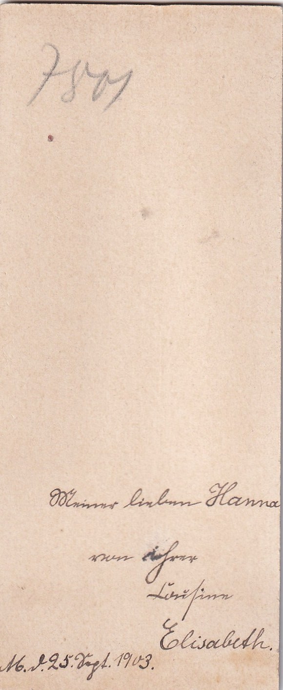CDV – Lady Portrait – Kassel 1903