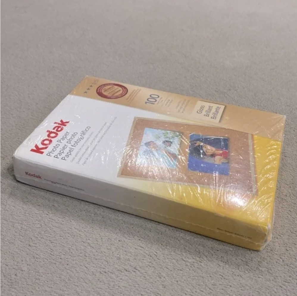 New Kodak Gloss Photo Universal Instant Inkjet Dry Paper 100 Sheets 4″ X 6″ !!