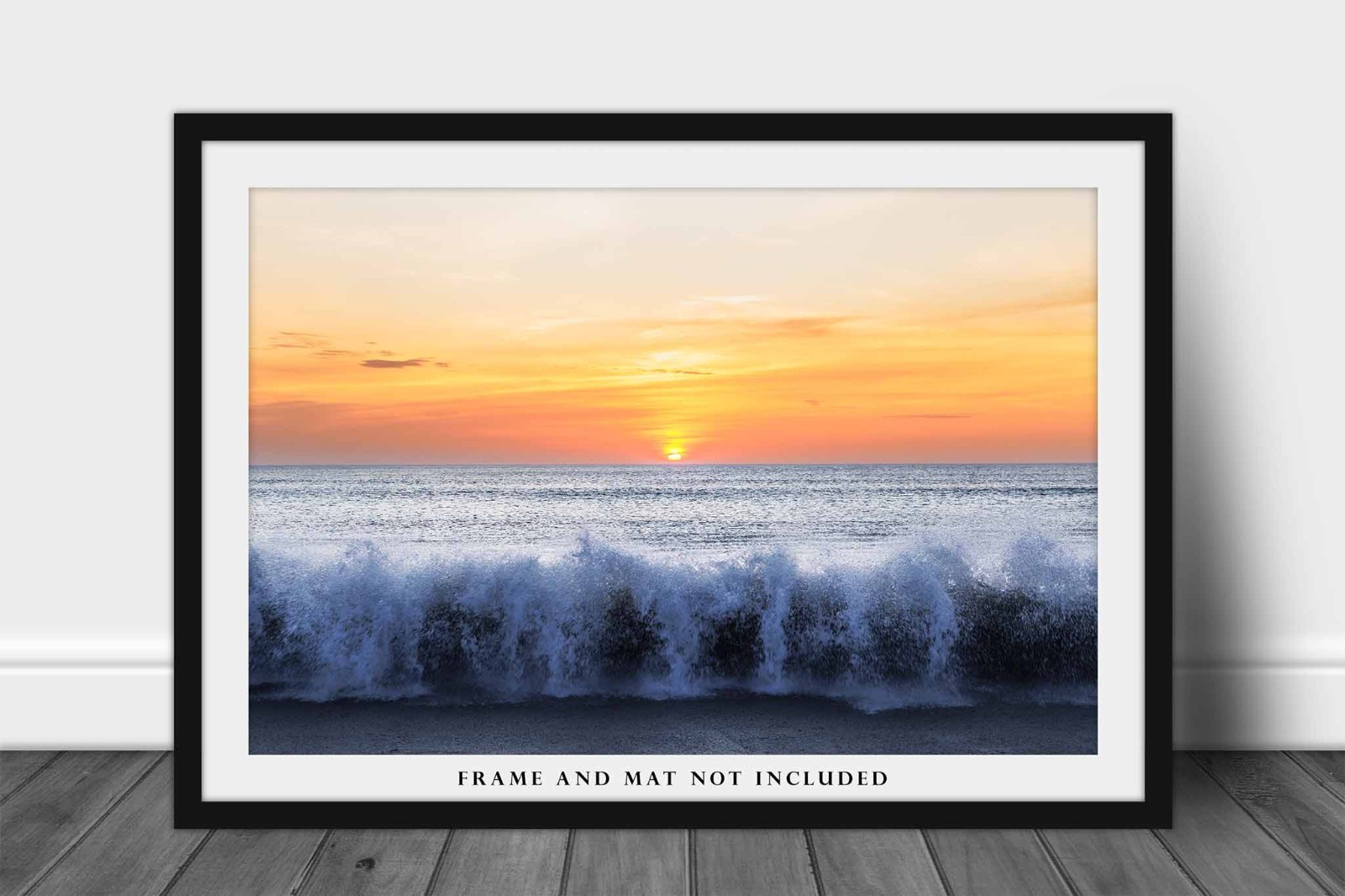 Outer Banks Photography Print: North Carolina Beach Sunrise Waves OBX NC Photo
