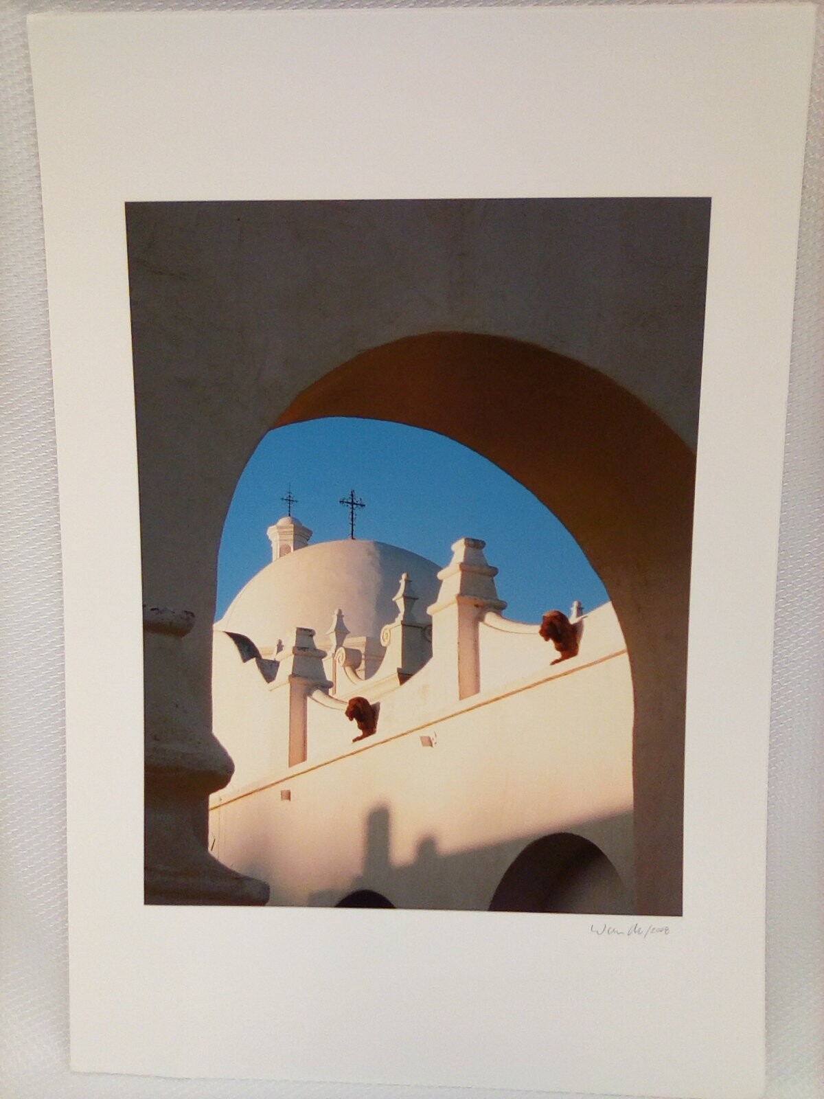 San Xavier Mission Tucson AZ Warren Allen 2008 Photographic Print HG14