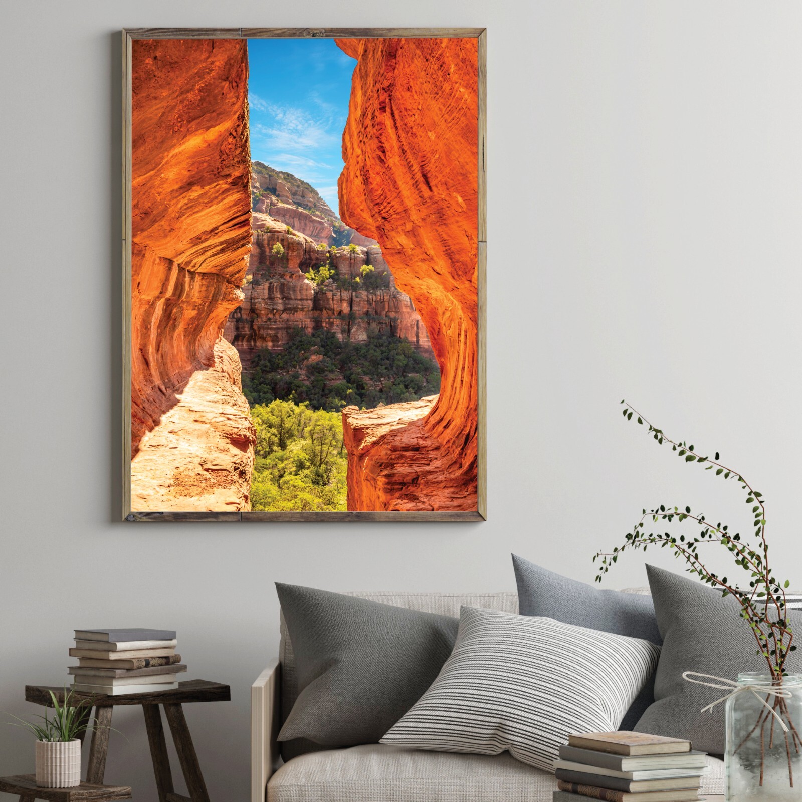 Subway Cave Sedona Photography, Arizona Landscape, Boynton Canyon Trail Picture