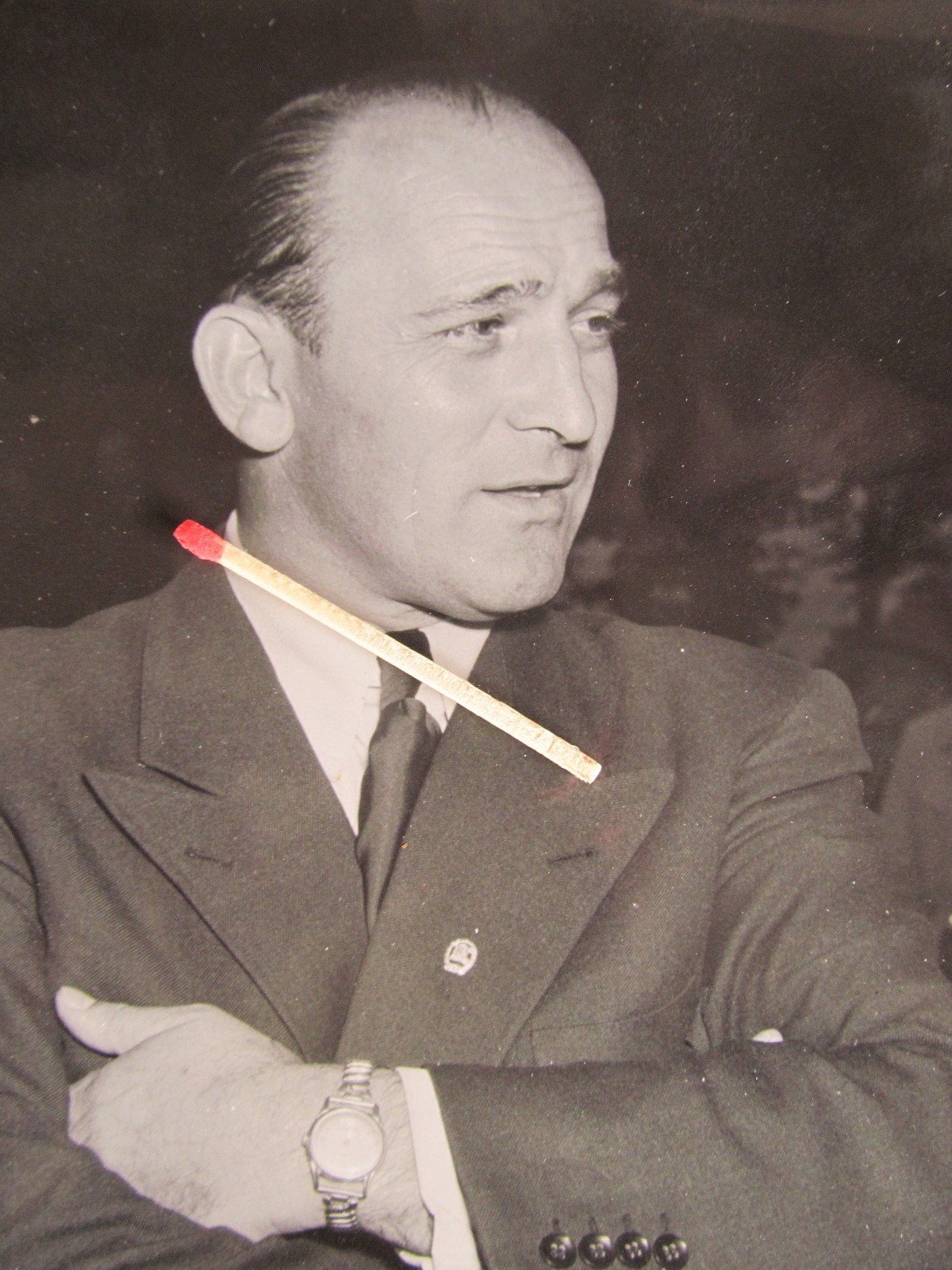 Adenauer driver Willy Klöckner Mercedes-Benz 300d W 189 around 1950 His. Photo