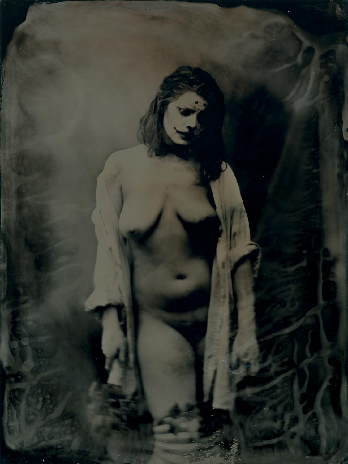 Original ART Nude COLLODION WETPLATE 18x24cm (8×10″) 012