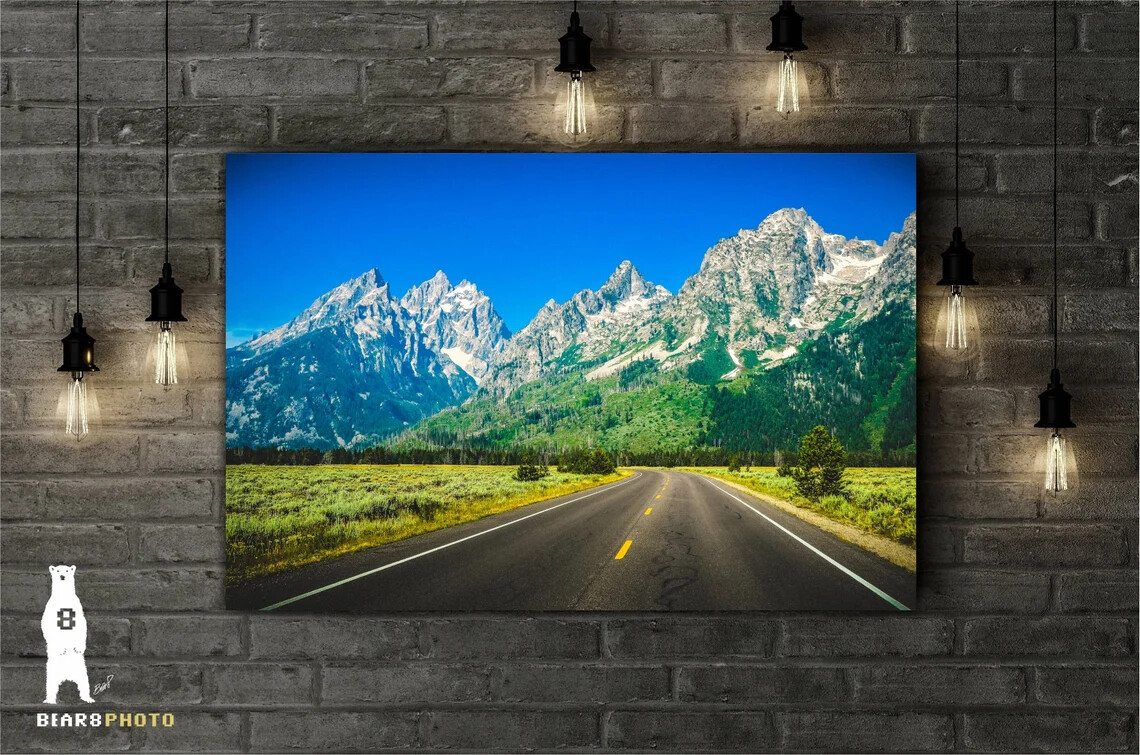 Teton National Park, Wyoming – Country Roads – Mountain Landscape Photography