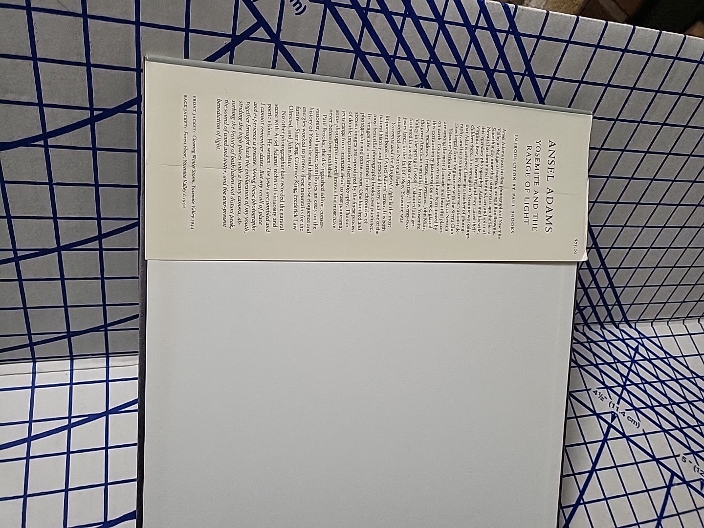 YOSEMITE AND THE RANGE OF LIGHT By ADAMS ANSEL Book FIRST PRINTING HB/DJ 1979