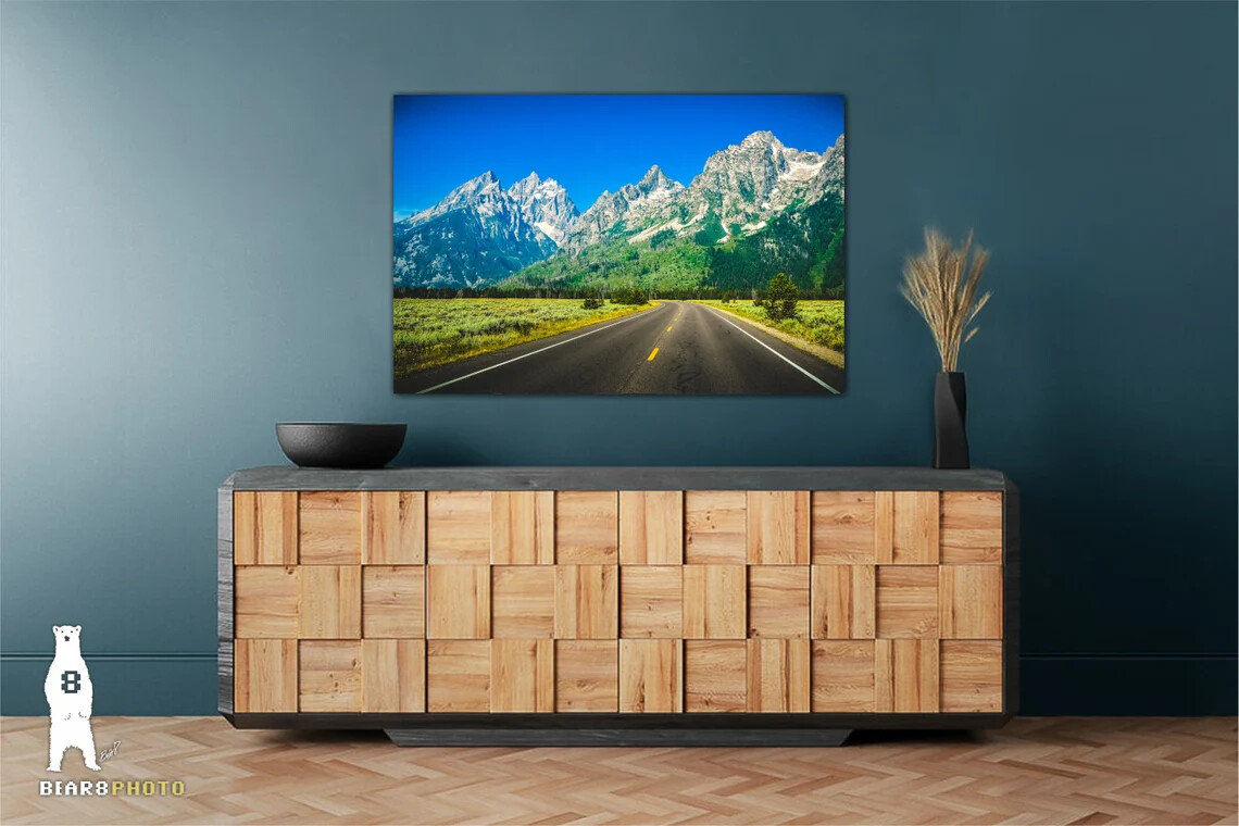 Teton National Park, Wyoming – Country Roads – Mountain Landscape Photography