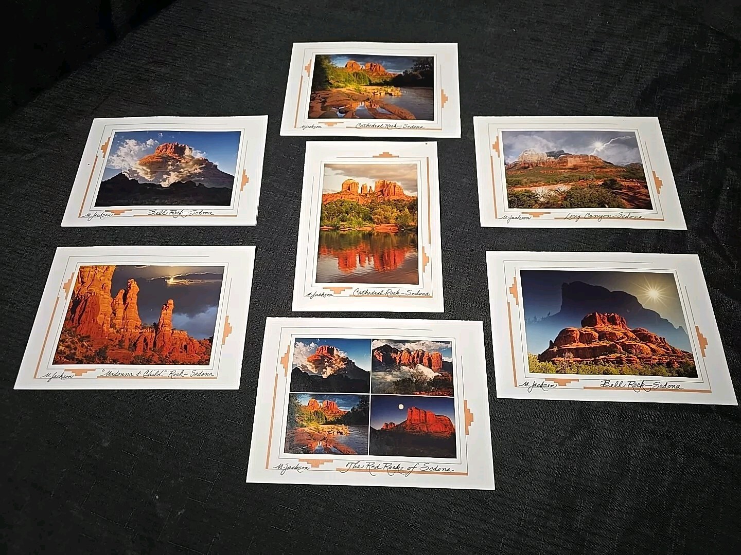 7 Margaret L Jackson Signed Original Sedona AZ Photo Lot Bell Cathedral Red Rock