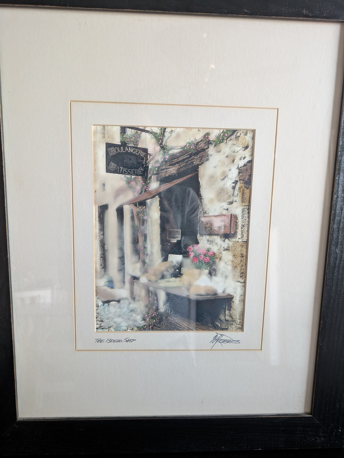Martin Roberts Framed Signed Photo “The Bread Store”