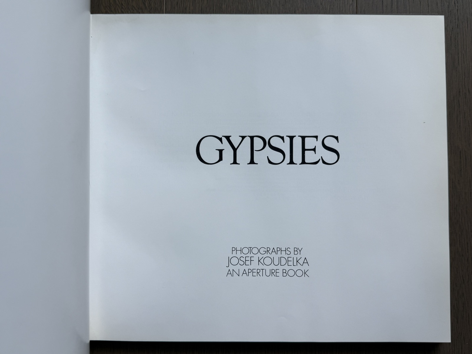 🎈SALE! Josef Koudelka – Gypsies 1975, Photography 1st Edition, HC, Super RARE!