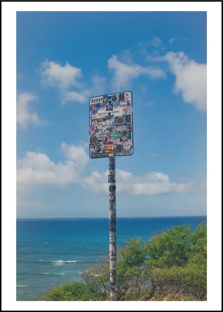 Wall Art Poster Photo Print 13×18 cm / 5×7 in | Diamond Head Beach Park 1