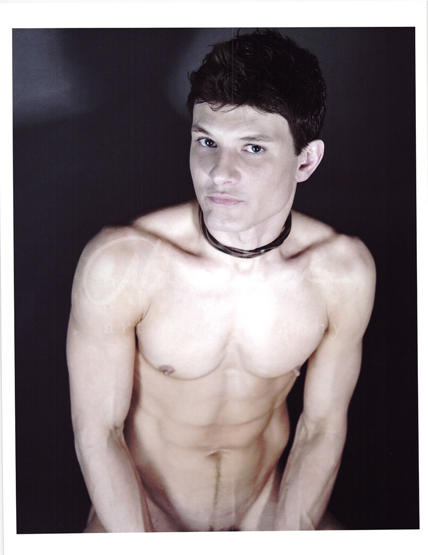 11 X 8.5 Alan Lyon Original Male Photo gay interest (4) Greg on stool